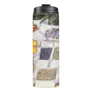 Fruit Stand by Gustave Caillebotte, Vintage Art Thermal Tumbler