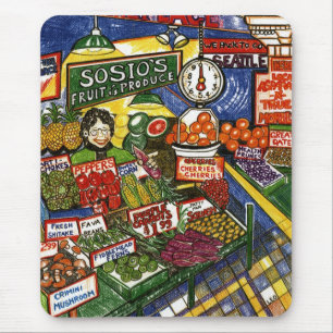 Fruit Stand Mouse Mat