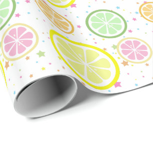 Fruit Stars Gift Wrap