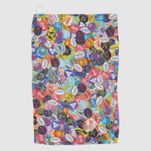 Fruit Sticker Montage Pattern Golf Towel
