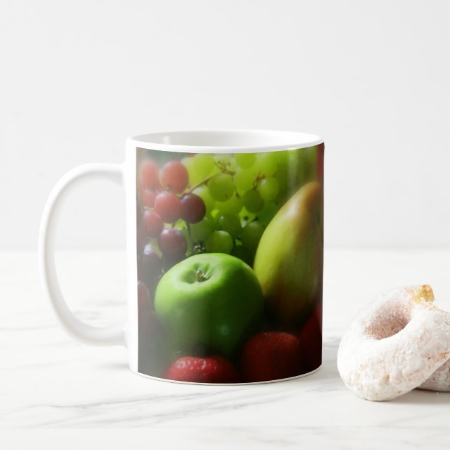 Fruit Still Life Coffee Mug (With Donut)