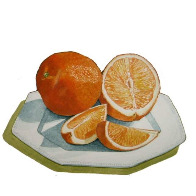 Fruit still life oranges sculpture fridge magnet photo sculpture magnet (Front)
