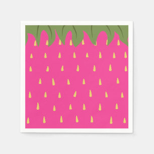 Fruit Strawberry Apron Napkin