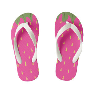 Fruit Strawberry Kid's Flip Flops