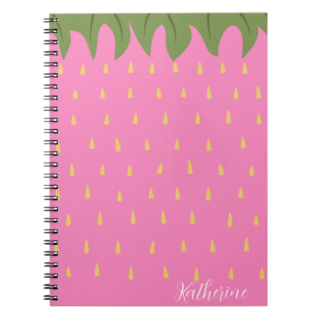 Fruit Strawberry Notebook (Front)