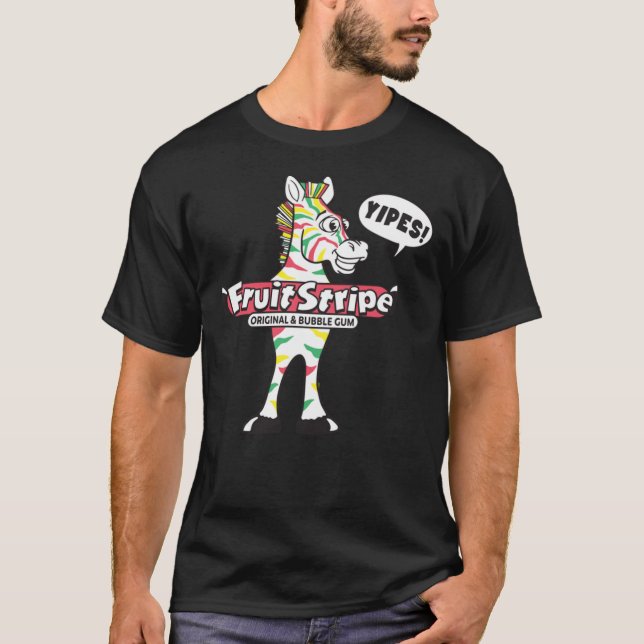 Fruit Stripe Gum - Yikes! T-Shirt (Front)
