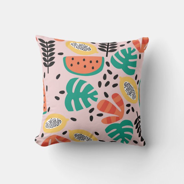 Fruit Stylish: Vintage Pattern Design. Cushion (Front)