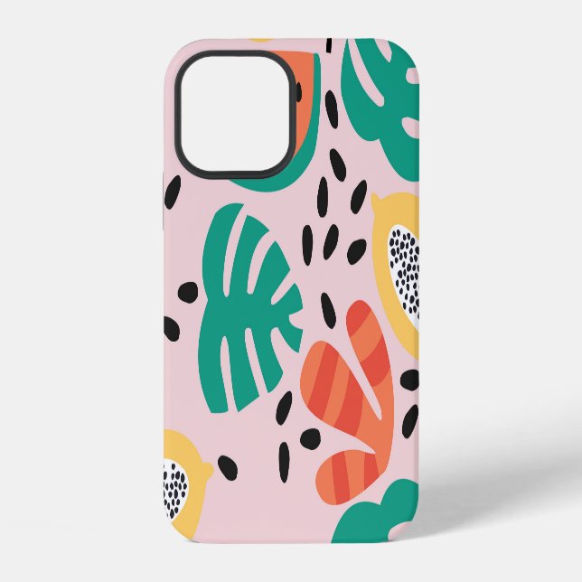 Fruit Stylish: Vintage Pattern Design. iPhone Case (Back)