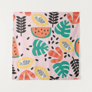 Fruit Stylish: Vintage Pattern Design. Tapestry