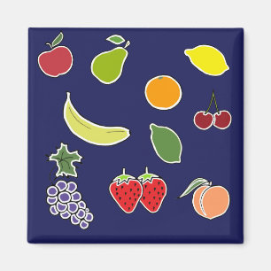 Fruit Surprise Blue Magnet