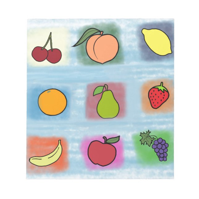 Fruit Surprise Notepad (Front)