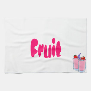 Fruit Sweet Smoothie Strawberry Dessert Destiny Tea Towel
