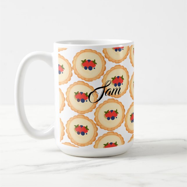 Fruit Tart Coffee Mug (Left)