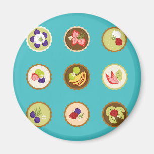 Fruit Tarts Magnet