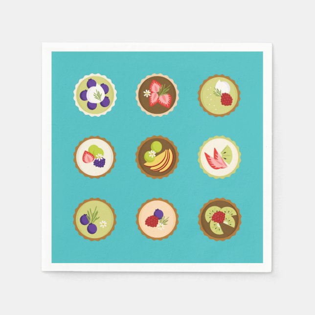  Fruit Tarts Napkin (Front)