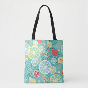 Fruit Texture, Vibrant Background. Tote Bag