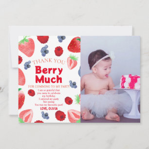 Fruit theme 1st birthday  invitation