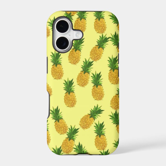 Fruit theme pineapple Iphone cases (Back)