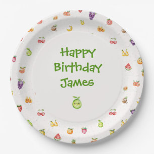 Fruit Themed Paper Plate