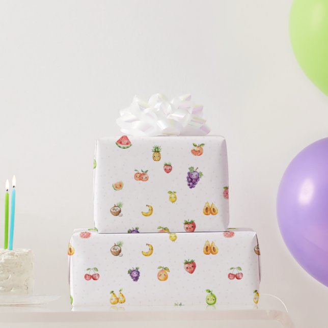 Fruit Themed Wrapping paper (Party Gifts)