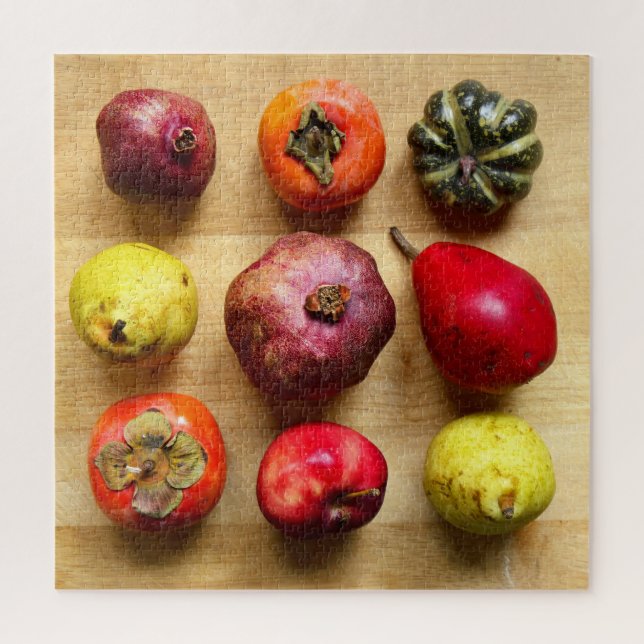 Fruit Tic-tac-toe Jigsaw Puzzle (Vertical)