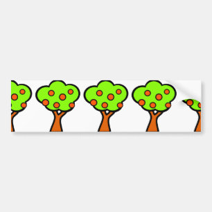 Fruit Tree Bumper Sticker