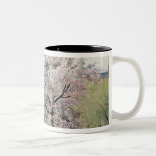 Fruit Tree in Blossom, Bois-le-Roi Two-Tone Coffee Mug