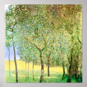 Fruit Trees by Gustav Klimt Poster