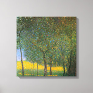 Fruit Trees by Gustav Klimt, Vintage Art Nouveau Canvas Print