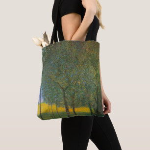 Fruit Trees by Gustav Klimt, Vintage Art Nouveau Tote Bag