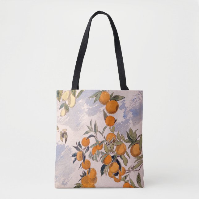 Fruit Trees - Edward Lear Tote Bag (Front)