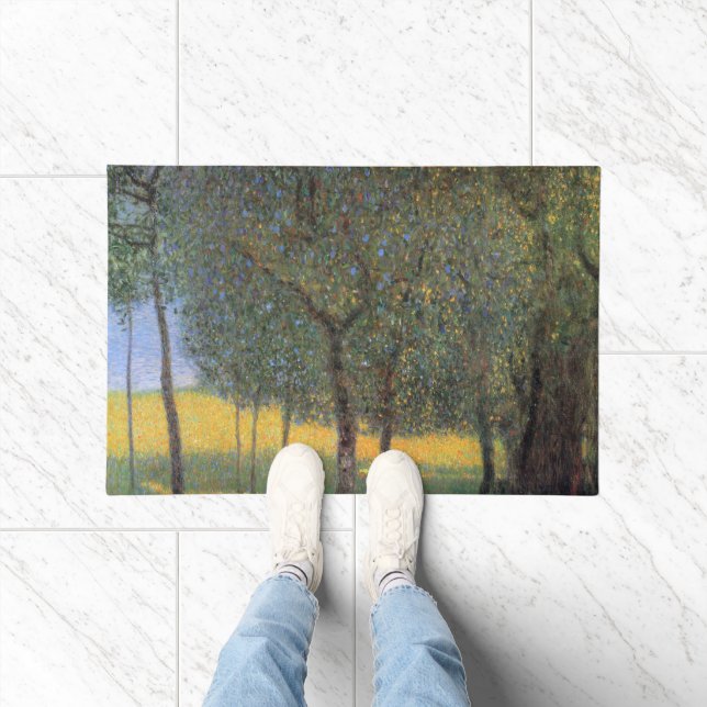 Fruit Trees, Gustav Klimt Doormat (Indoor)