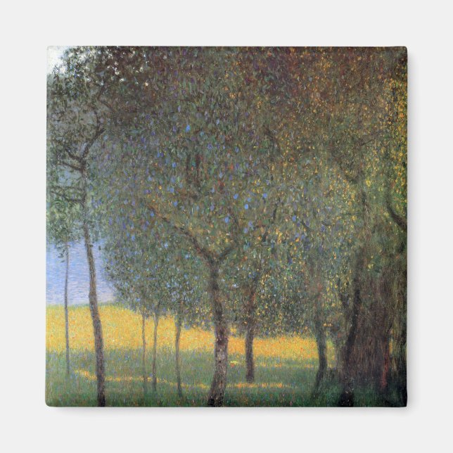 Fruit Trees, Gustav Klimt Magnet (Front)