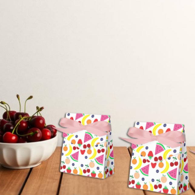 Fruit Two-tti Frutti 2nd Birthday Favour Box (Creator Uploaded)