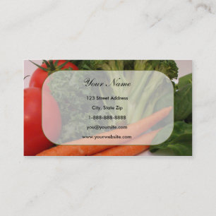 Fruit - Vegetable 5 Business Card