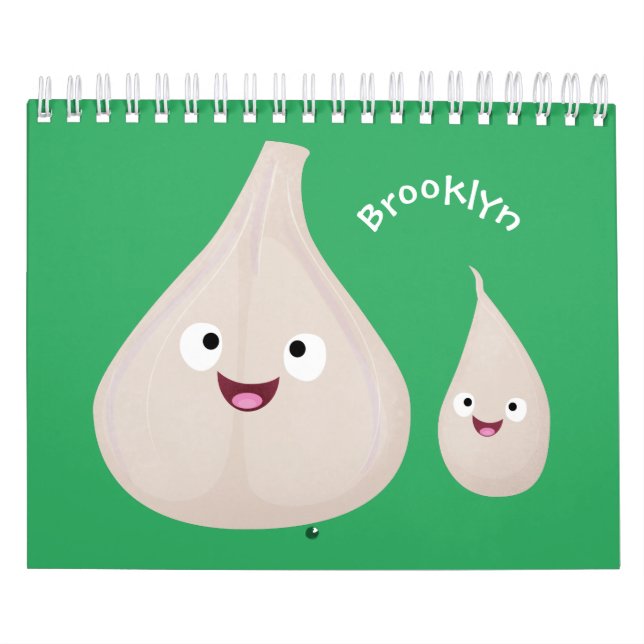 Fruit, vegetable and plant cartoon calendar (Cover)