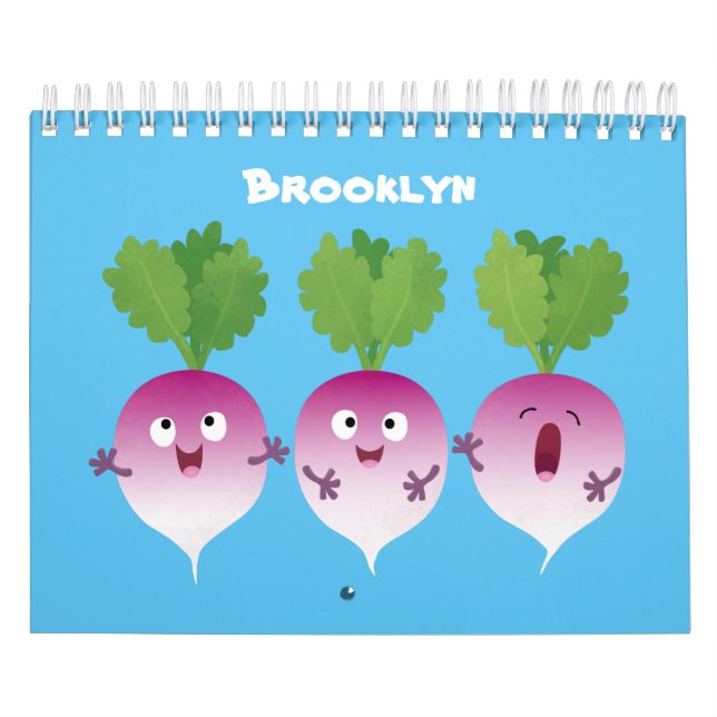 Fruit, vegetable and plant cartoon calendar (Cover)