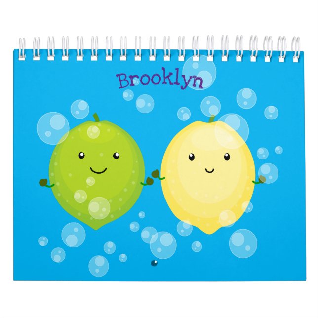 Fruit, vegetable and plant cartoon calendar (Cover)