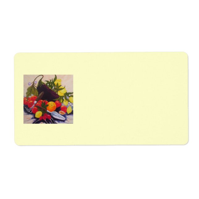 Fruit & Vegetable Shipping Label (Front)