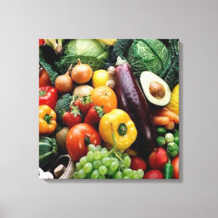 FRUIT  VEGETABLES CANVAS PRINT