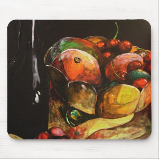 Fruit, wein mouse mat