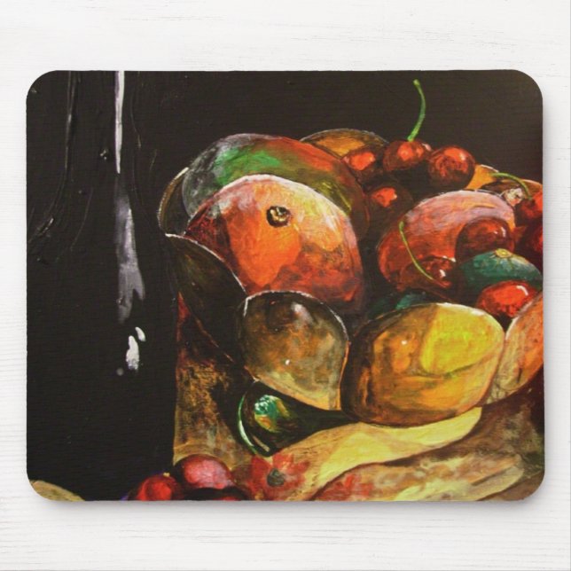 Fruit, wein mouse mat (Front)