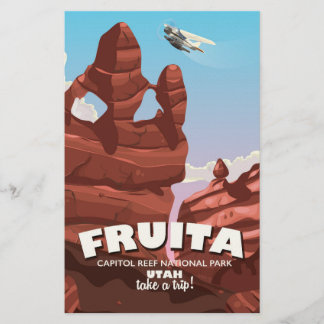 Fruita Capitol Reef National Park Utah Stationery