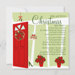 Fruitcake at the Door Invitation