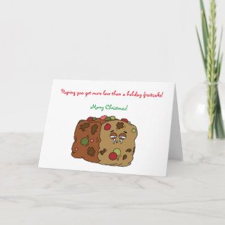 Fruitcake Christmas Card