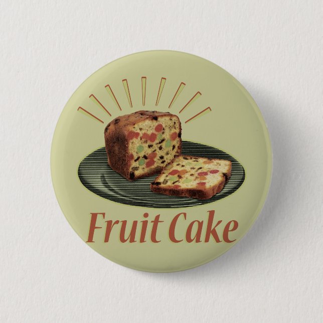 Fruitcake Fruit Cake 6 Cm Round Badge (Front)