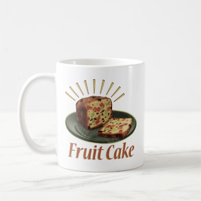 Fruitcake Fruit Cake Coffee Mug (Left)