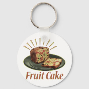 Fruitcake Fruit Cake Key Ring