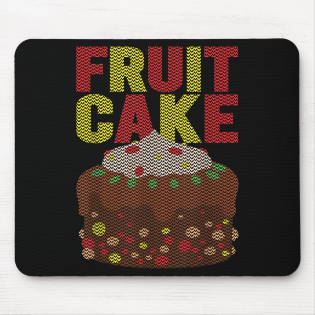 Fruitcake Funny Ugly Christmas  Mouse Mat (Front)