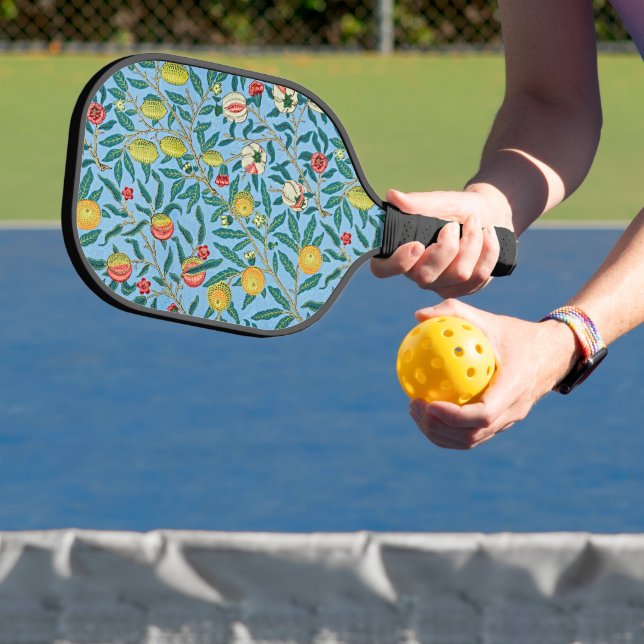 Fruitful Elegance: William Morris's Four Fruits Pickleball Paddle (Insitu)